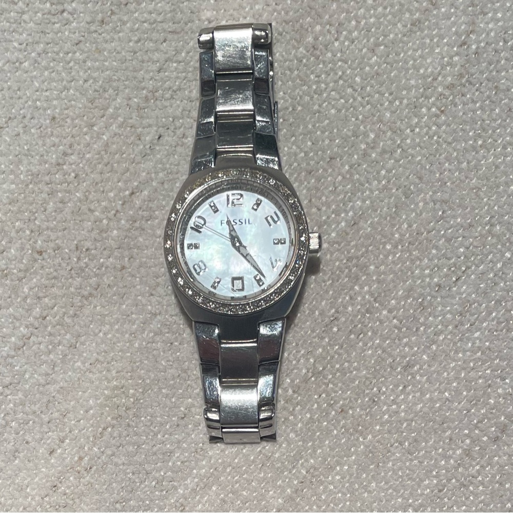 Fossil Colleague Stainless Steel silver watch